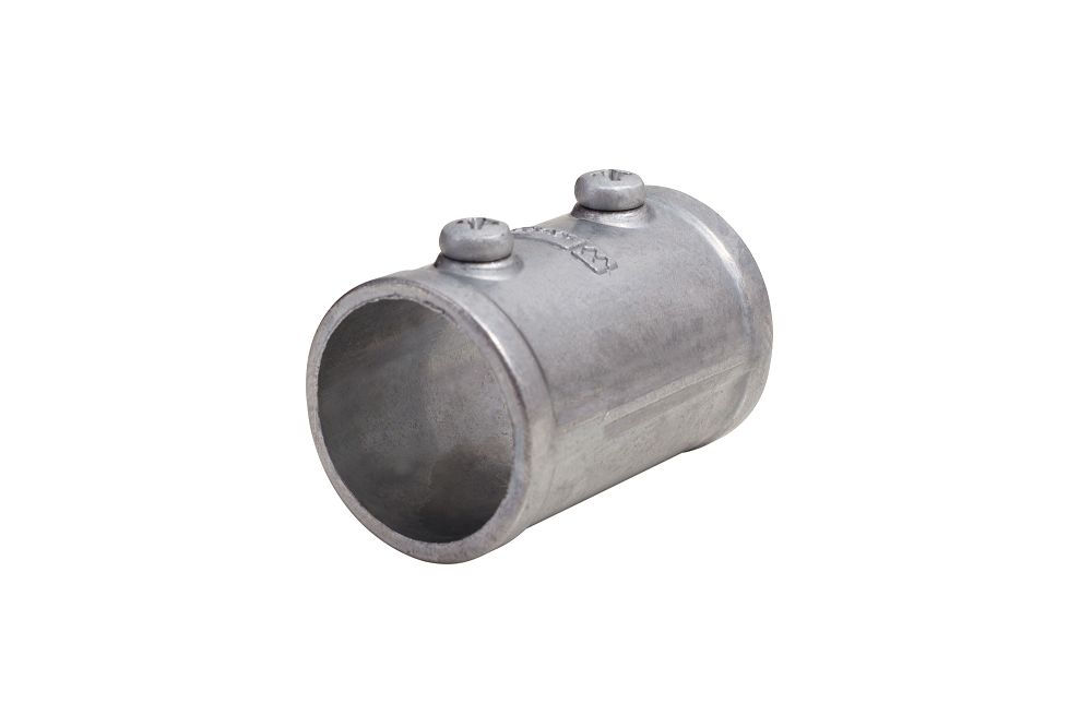 Luva Alumínio Unidut Reto para Eletroduto 1/2" sem Rosca Linha Prática