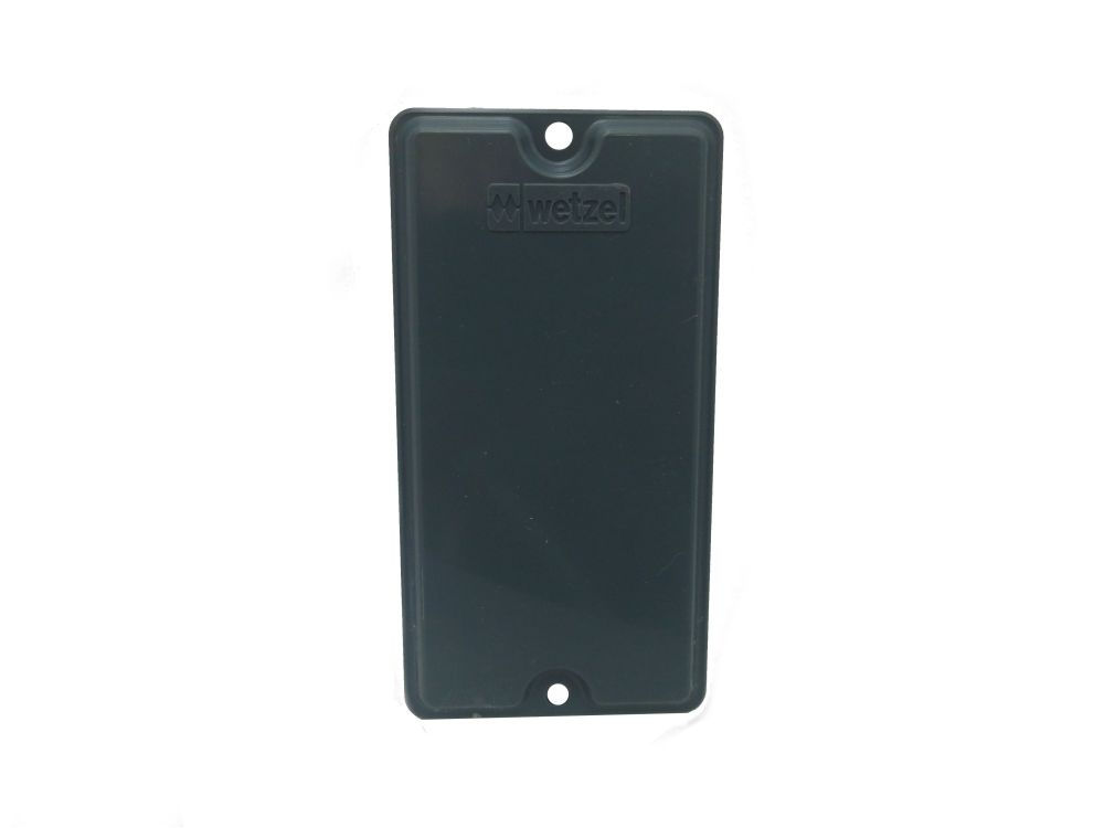 Tampa PVC Cega para Condulete Cinza 1" Fixação com Parafuso