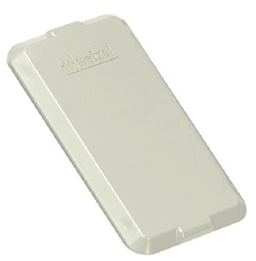 Tampa PVC Cega para Condulete Branca 1/2"-3/4" Fixação com Pressão