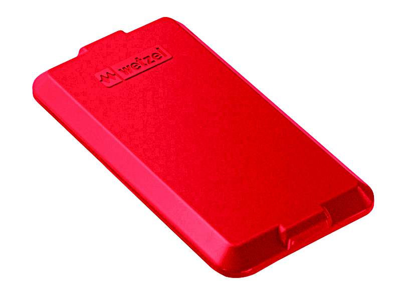 Tampa PVC Cega para Condulete Vermelha 1/2"-3/4" Fixação com Pressão