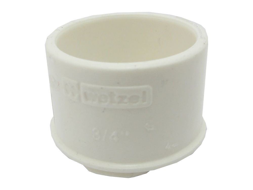 Conector Adaptador PVC para Condulete Múltiplo 3/4" sem Rosca Branco