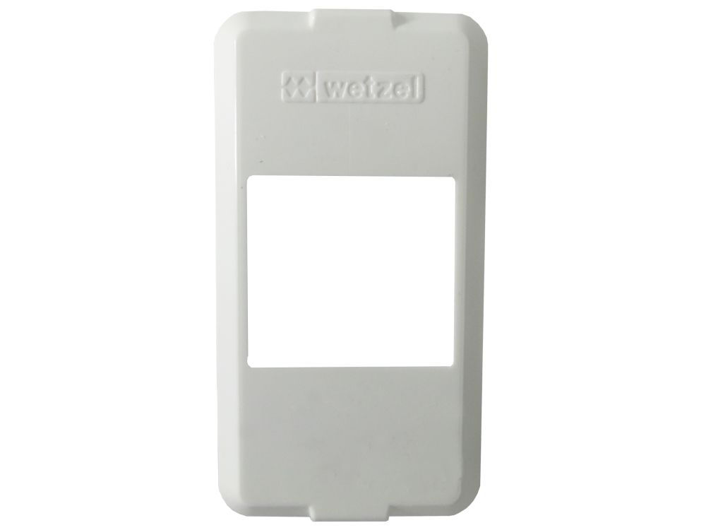 Tampa PVC para 2 Teclas para Condulete Branca 1/2"-3/4" Fixação com Pressão