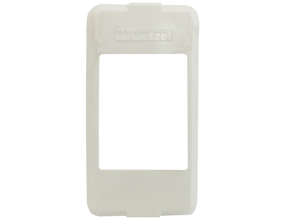 Tampa PVC para 3 Teclas para Condulete Branca 1/2"-3/4" Fixação com Pressão