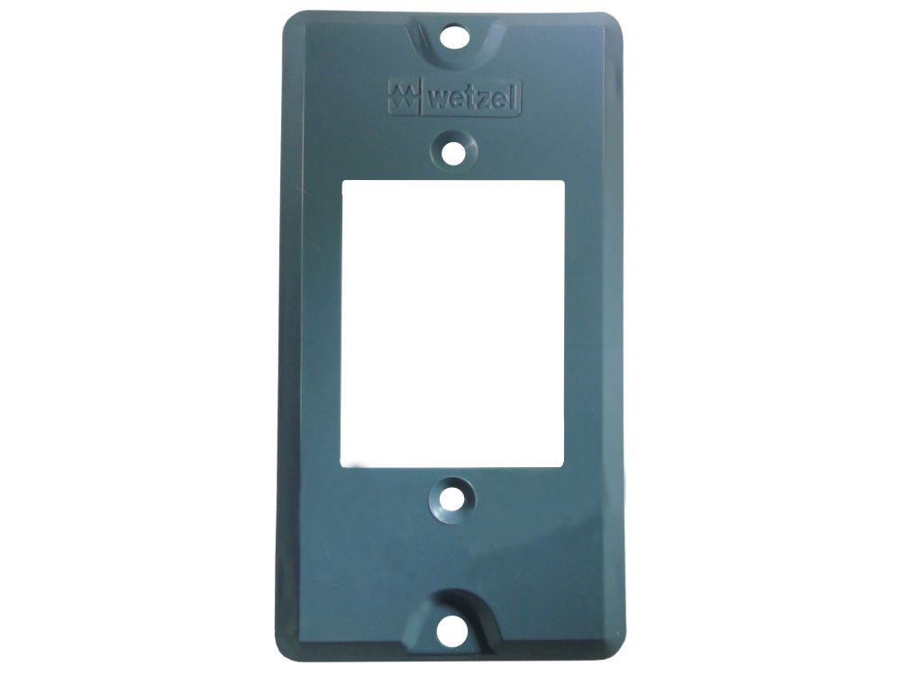 Tampa PVC para 3 Teclas para Condulete Cinza 1 Fixação com Pressão e Parafuso