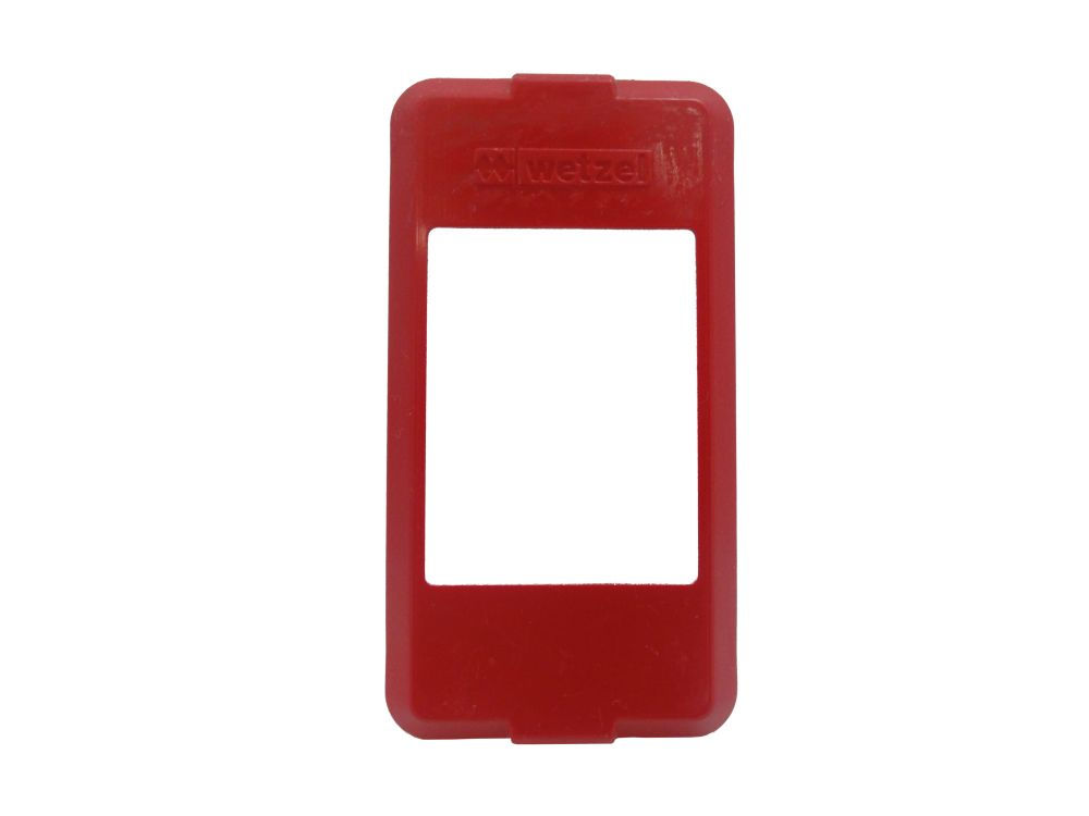 Tampa PVC para 3 Teclas para Condulete Vermelha 1/2"-3/4" Fixação com Pressão