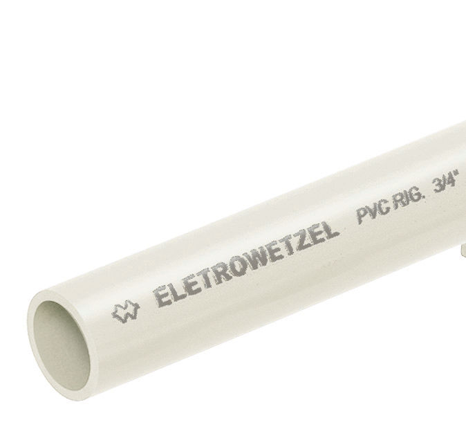 Eletroduto PVC 1"X3 M sem Rosca Branco