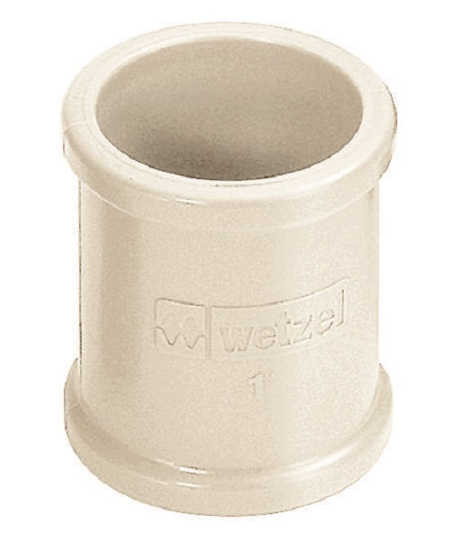 Luva PVC para Eletroduto 1" sem Rosca Branca