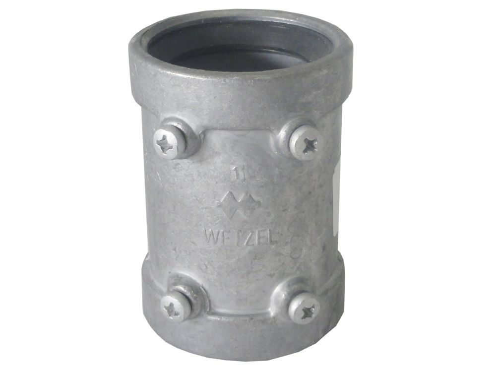 Luva Alumínio Unidut Reto para Eletroduto 1.1/4" sem Rosca Linha Profissional