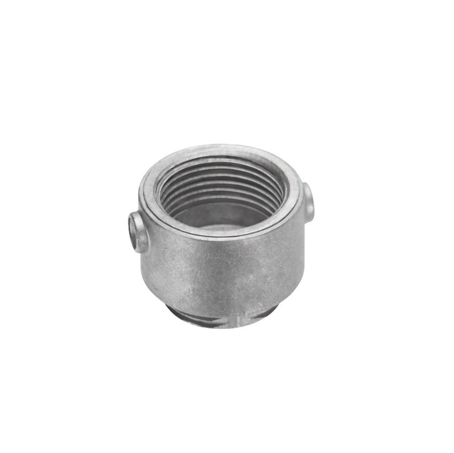 Conector Adaptador Alumínio para Condulete Múltiplo 3/4" com Rosca BSP sem Pintura