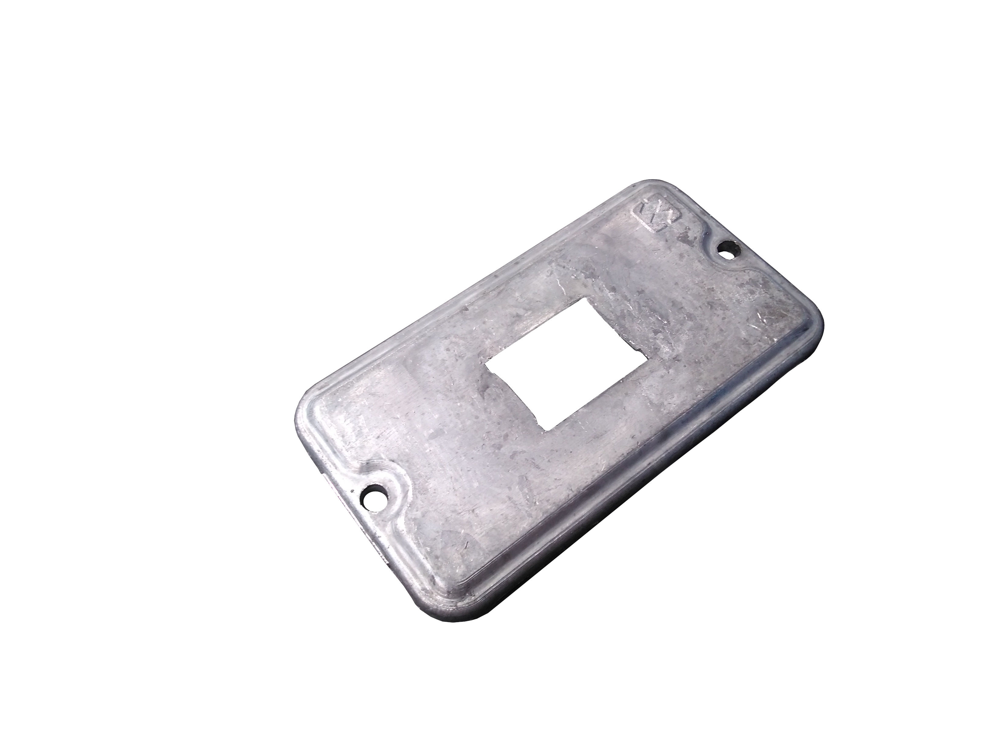 Tampa Alumínio para 1 Tomada RJ11/RJ45 para Condulete sem Pintura 1/2"-3/4" Fixação com Parafuso