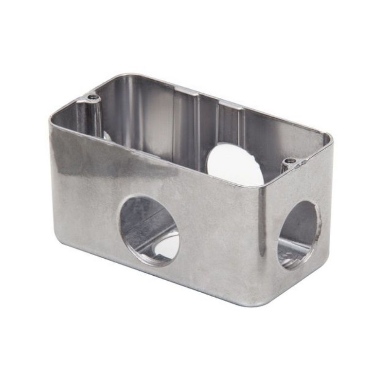 Condulete Alumínio Múltiplo XPW 1/2"-3/4" com Rosca BSP sem Tampa sem Vedação Prata .