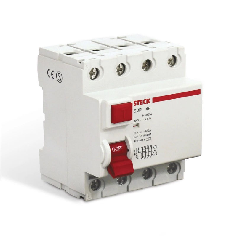 Interruptor dr Tetrapolar 10 KA 220/400VCA 125A 30 MA DIN Tipo AC Diferencial Residual