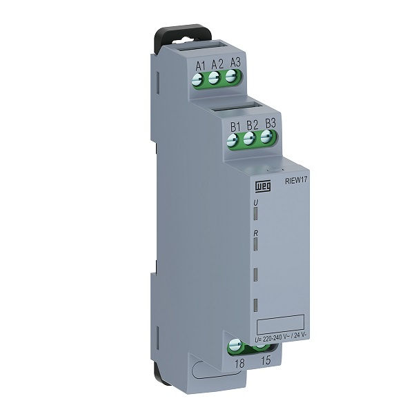 Relé Impulso 16A 220VCA/24VCC RIEW17 1NA WEG