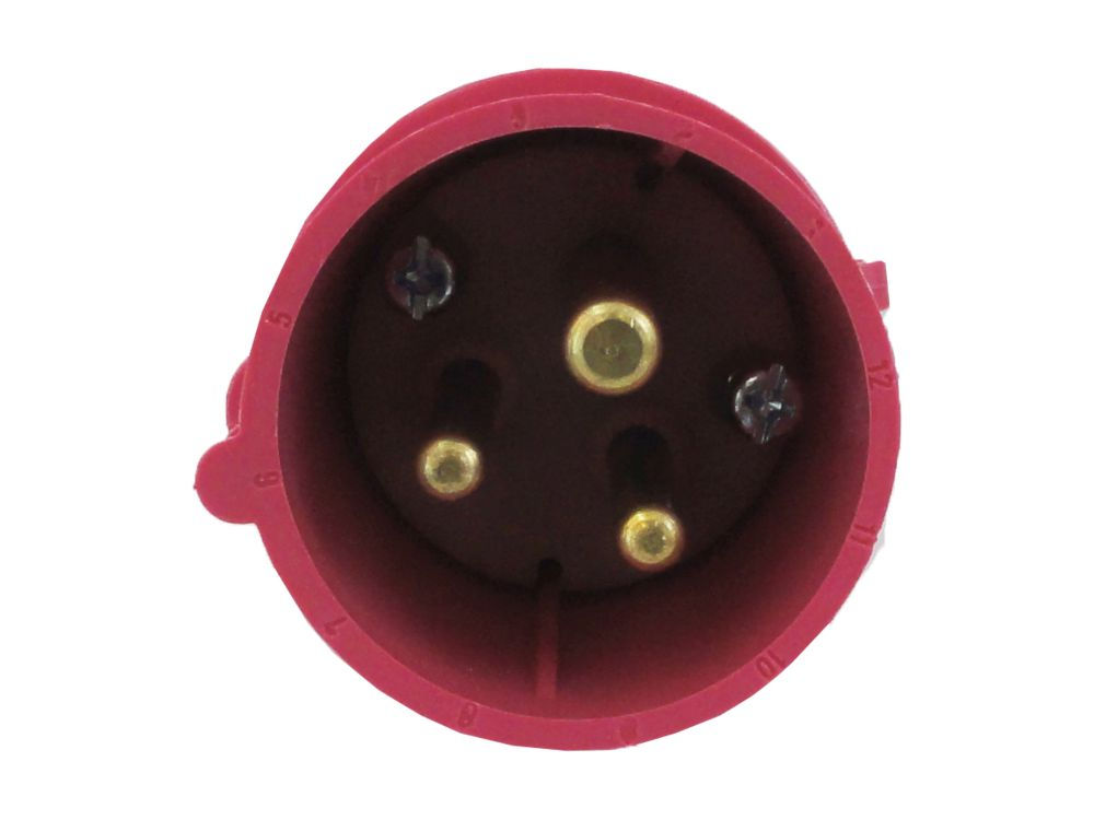 Plugue Industrial 2P+T 16A 24VCA Lilás 2H Newkon IP44