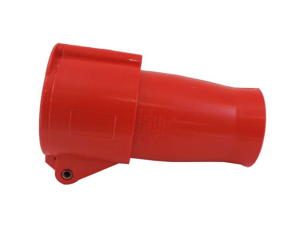Acoplamento Móvel 3P+T+N 32A/380VCA Fêmea PVC Vermelho 6H IP44 Industrial