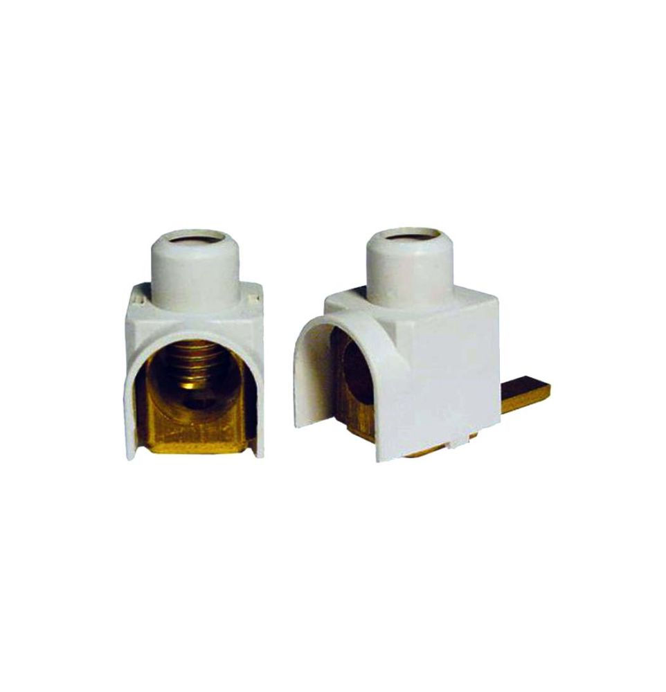 Terminal Conector Generico a Pressão Pino Curto 50,00 mm² Branco