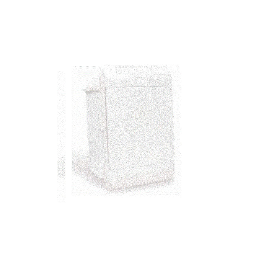 Quadro Distribuição PVC Embutir 5 Disjuntor DIN sem Barramento sem Geral BR Porta Opaca