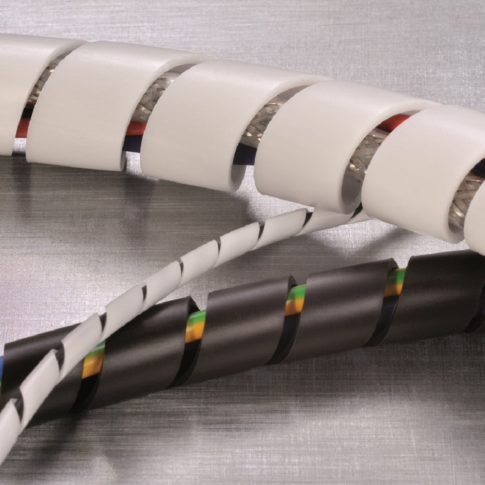 Tubo Espiralado PVC 1/8" Preto