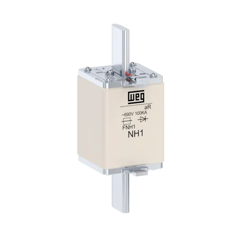 Fusível Fusível NH Porcelana Ultra-Rapido Tamanho 1 125A 690VCA