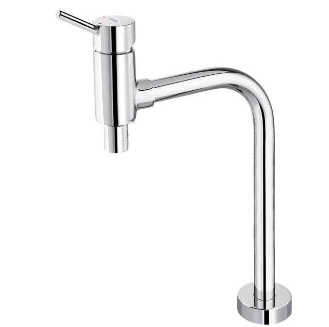 Misturador Metálico Monocomando Cozinha Bica Alta Móvel Balcao 1/2" Cromado Loggica Coldstart