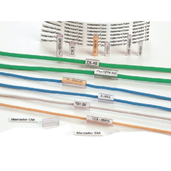 Marcador Identificador Anilha PVC Letra a para Cabos 1,50-2,50 mm² Amarelo HO50