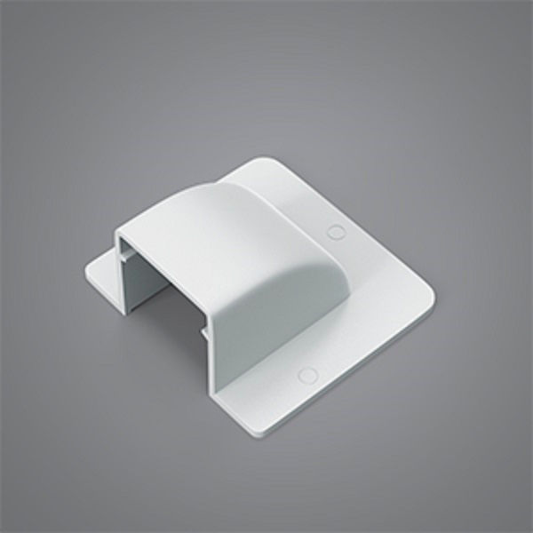 Tampa PVC Terminal para Canaleta 30x30 mm Branca Fechamento