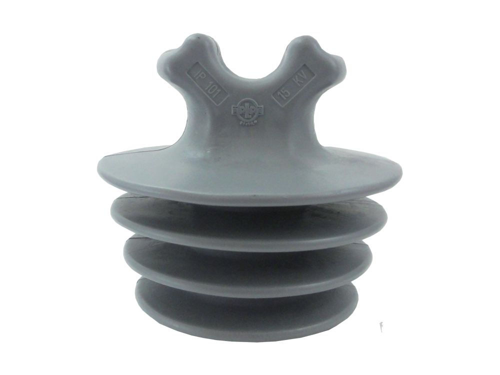 Isolador Pino Polimérico 15 kV com Rosca 25 mm