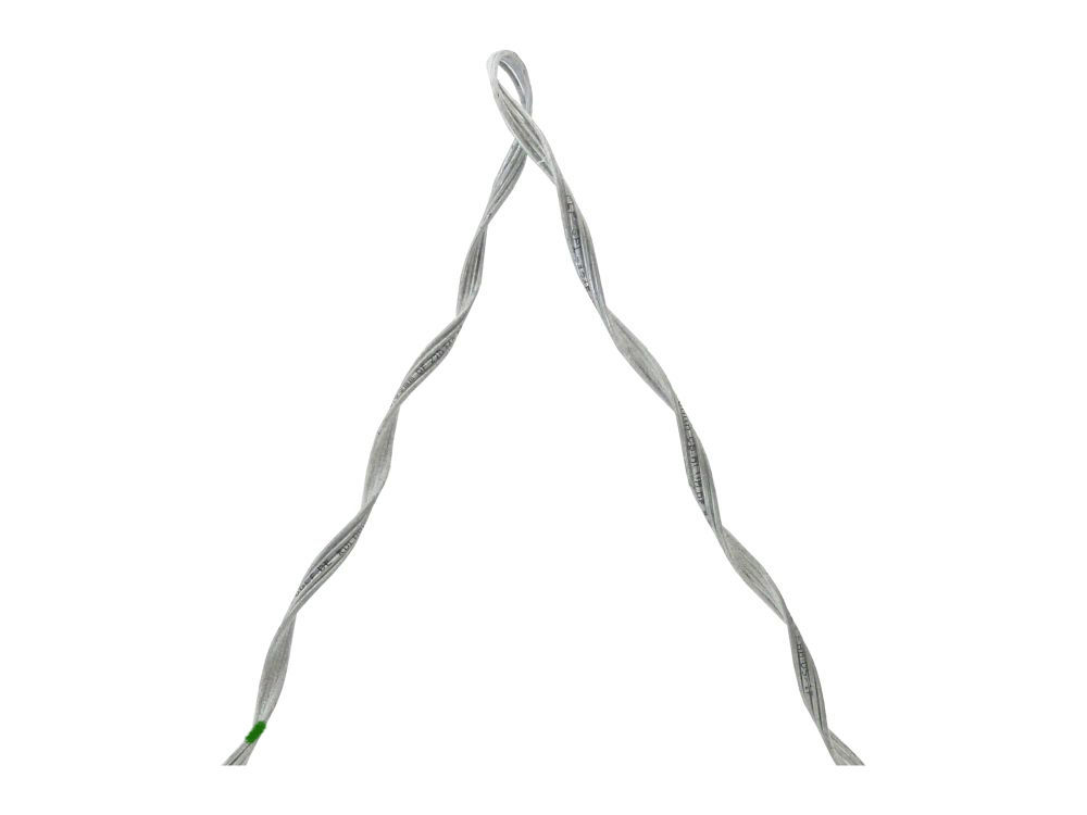 Laço Laço Preformado Roldana para Neutro 50 mm² 700 mm Código Verde