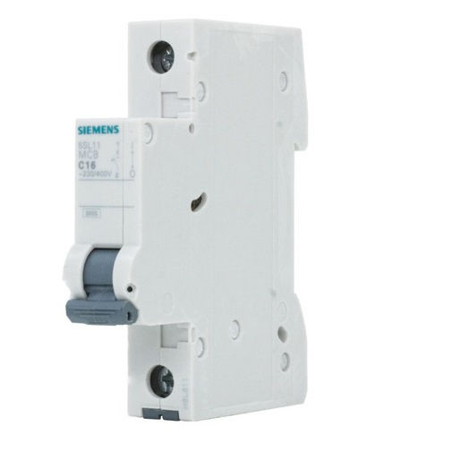 Disjuntor Termomagnético Fixo Unipolar 5SL1 B 16A 5 KA/3 KA 127/220VCA DIN