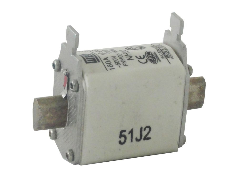 Fusível Fusível NH Retardado TAM 00 50A 78x60x29 mm 500V Porcelana