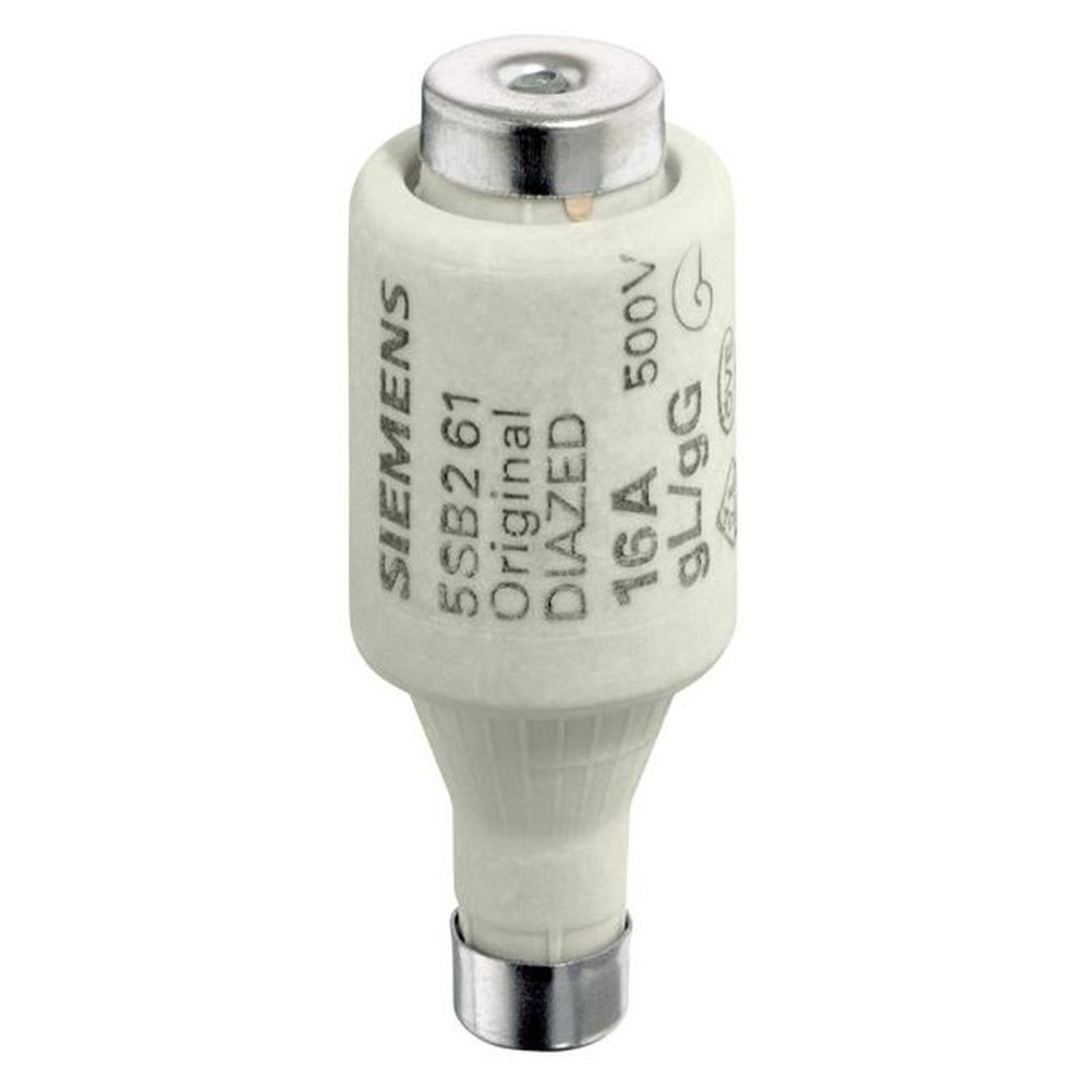 Fusível Fusível Diazed Porcelana Retardado Tamanho DII 16A 21x50 mm 500VCA