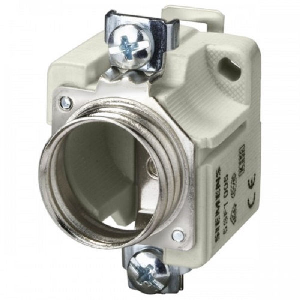 Base Para Fusível Diazed DII 35-63A Fixação Trilho DIN