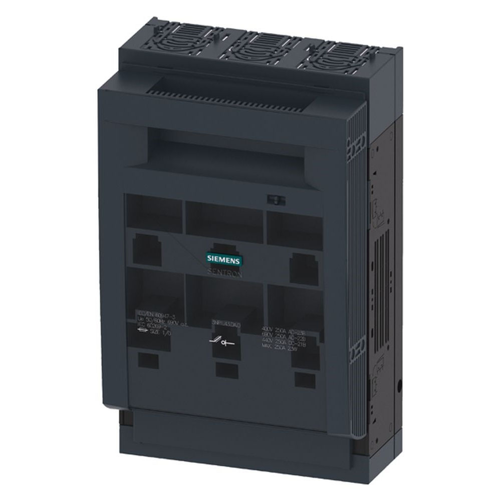 Chave Seccionadora Saca Fusível 3NP11 Tripolar 250A NH 1 com Fixação para Base sem Carga