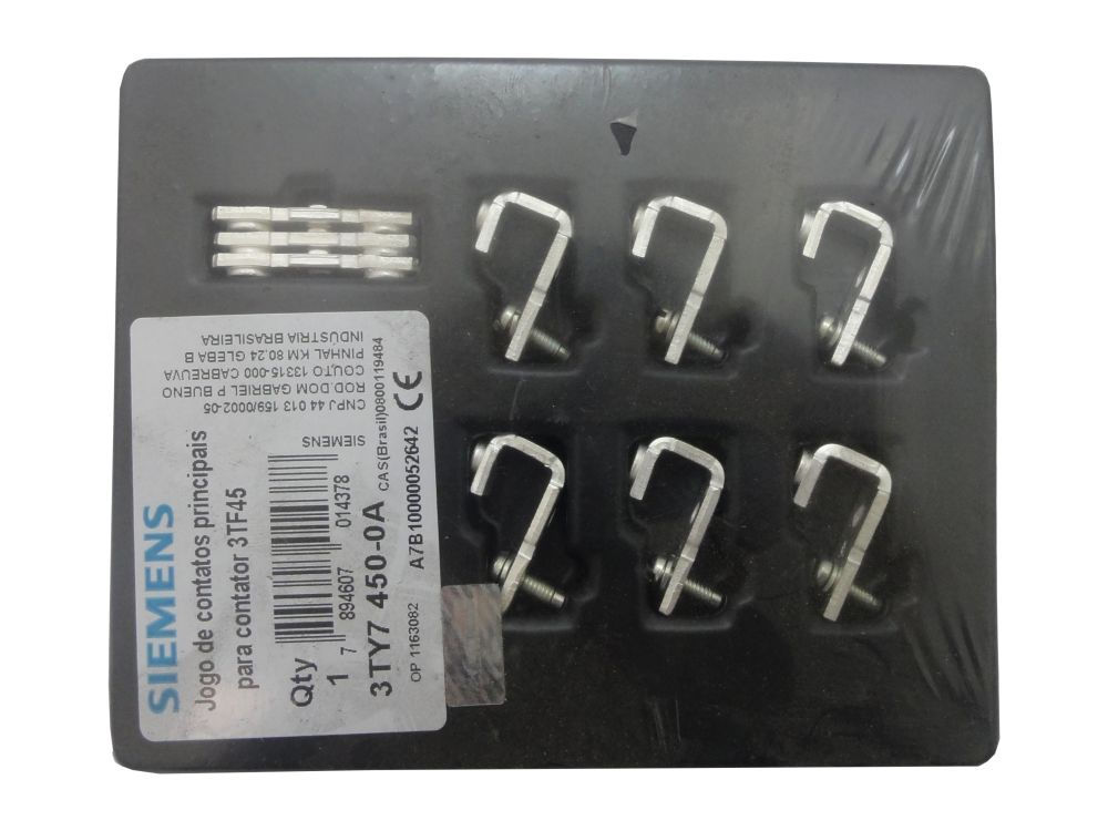 Jogo Contato Principal Tripolar para Contator 3TF45