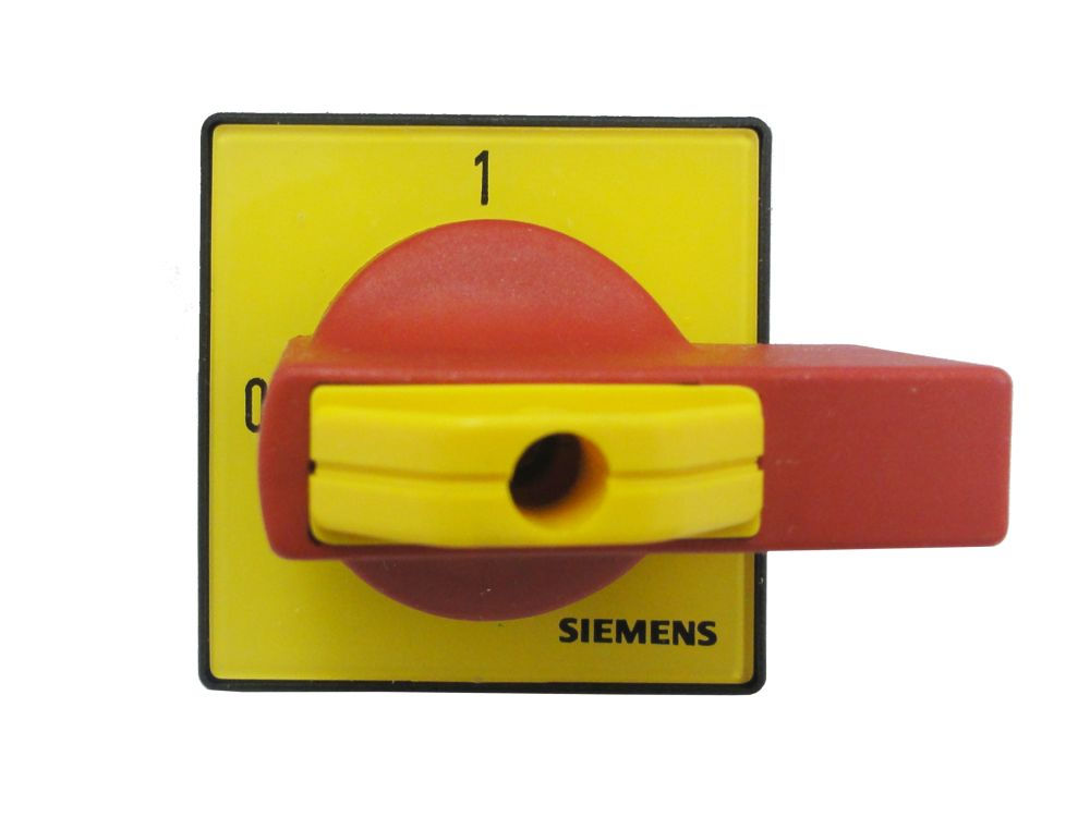 Acionamento Rotativo para Cadeado 48x48 mm 20-25A para Seccionadora 5TW3 Manopla Vermelha