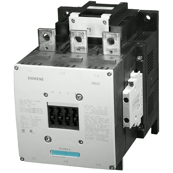 Contator Principal Tripolar 150A S6 2NA+2NF 220VCA 50/60 Hz 3RT1055 Conexão para Parafuso