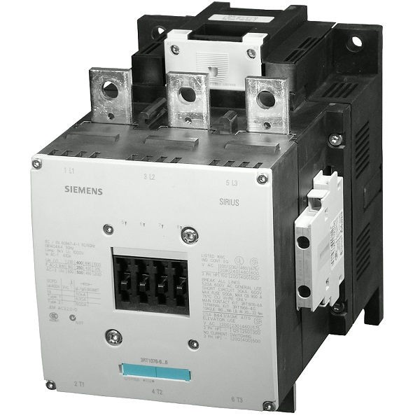 Contator Principal Tripolar 400A S12 2NA+2NF 220VCA 50/60 Hz 3RT10 75 Conexão Parafuso