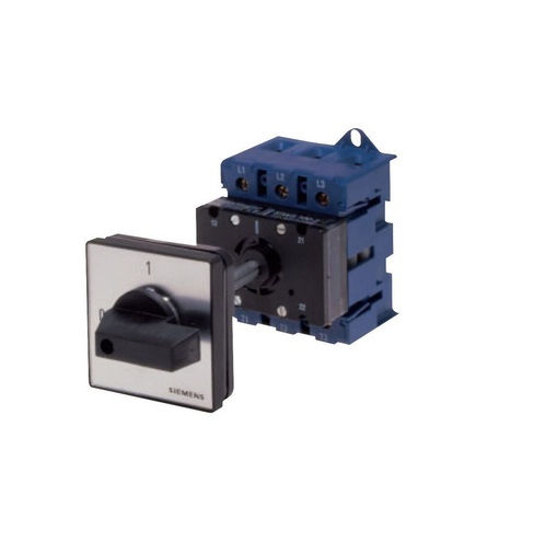 Chave Seccionadora Rotativa 5TW3 Tripolar 100A com Fixação Frontal com Manopla Preta SOB Carga