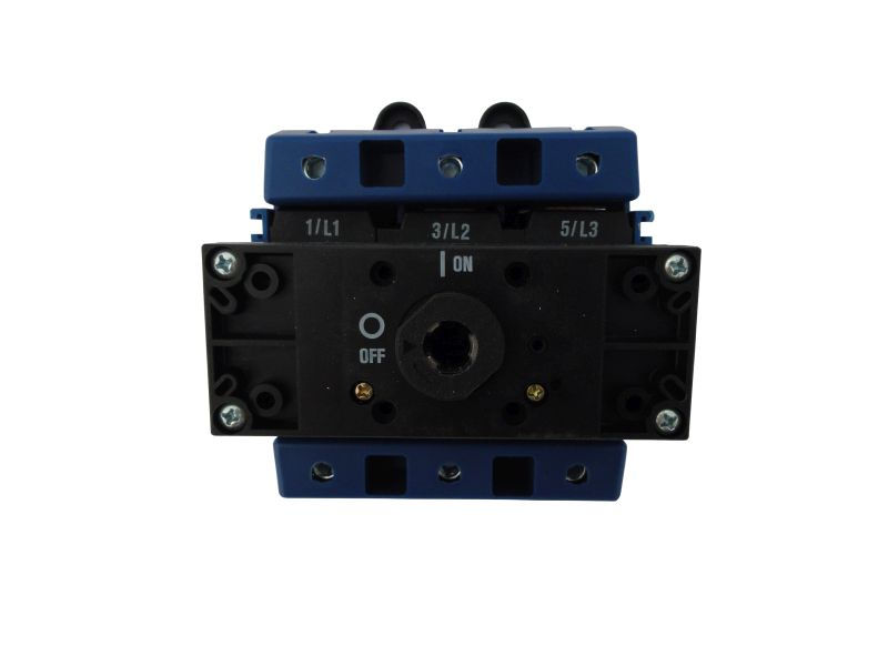 Chave Seccionadora Rotativa 5TW3 Tripolar 160A com Fixação para Base com Manopla Preta SOB Carga