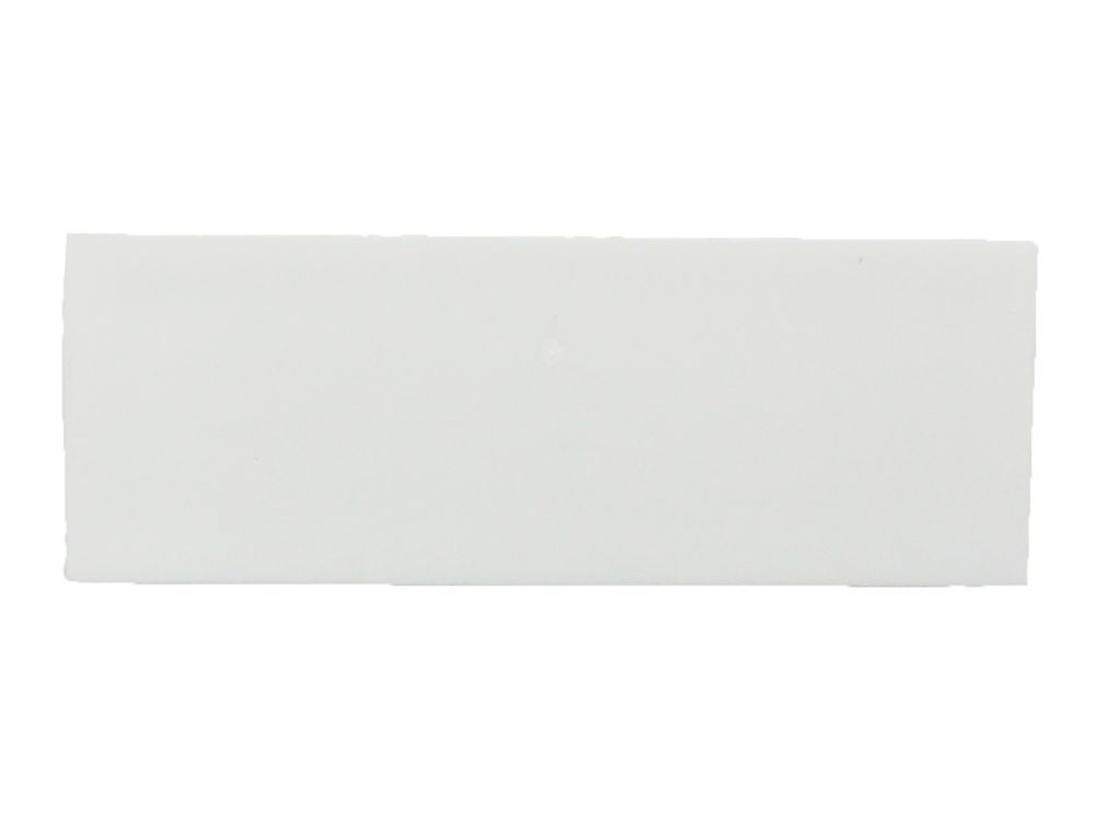 Palheta 4 Módulos PVC para Quadro Distribuição DIN Branco com 6 Peças