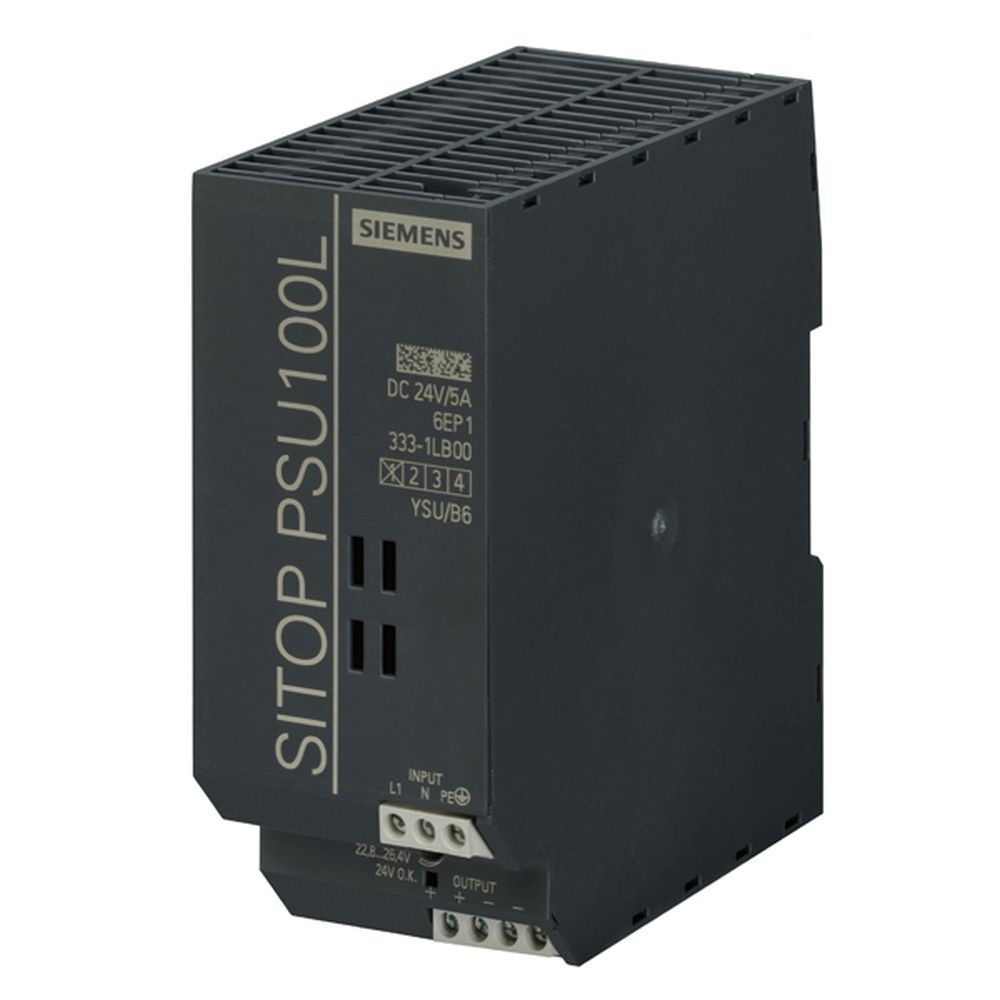 Fonte Alimentação Chaveada Sitop PSU4200 ETHERNET Industrial Monofásica 5A 110-220VCA 24VCC para Trilho DIN IP20