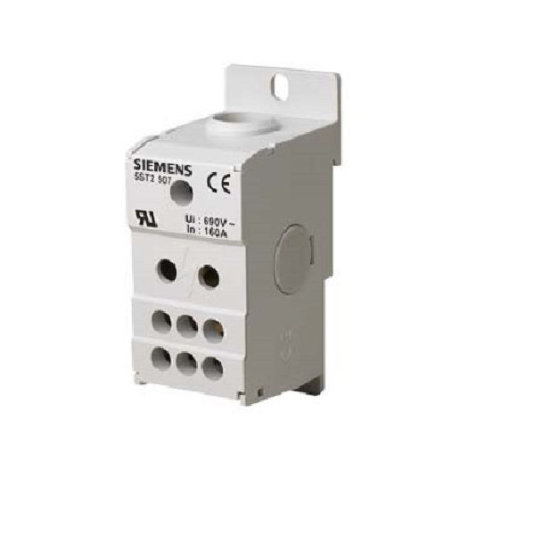 Bloco Distribuição para Trilho DIN Unipolar 160A 690V 92x35