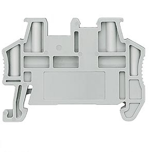 Poste Final Poliamida para Trilho 35 mm 9,50 mm Cinza