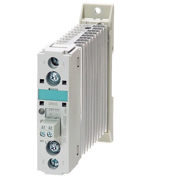 Contator Unipolar Estado Sólido 20A 1NA 24VCC 3RF2320 Conexão Parafuso