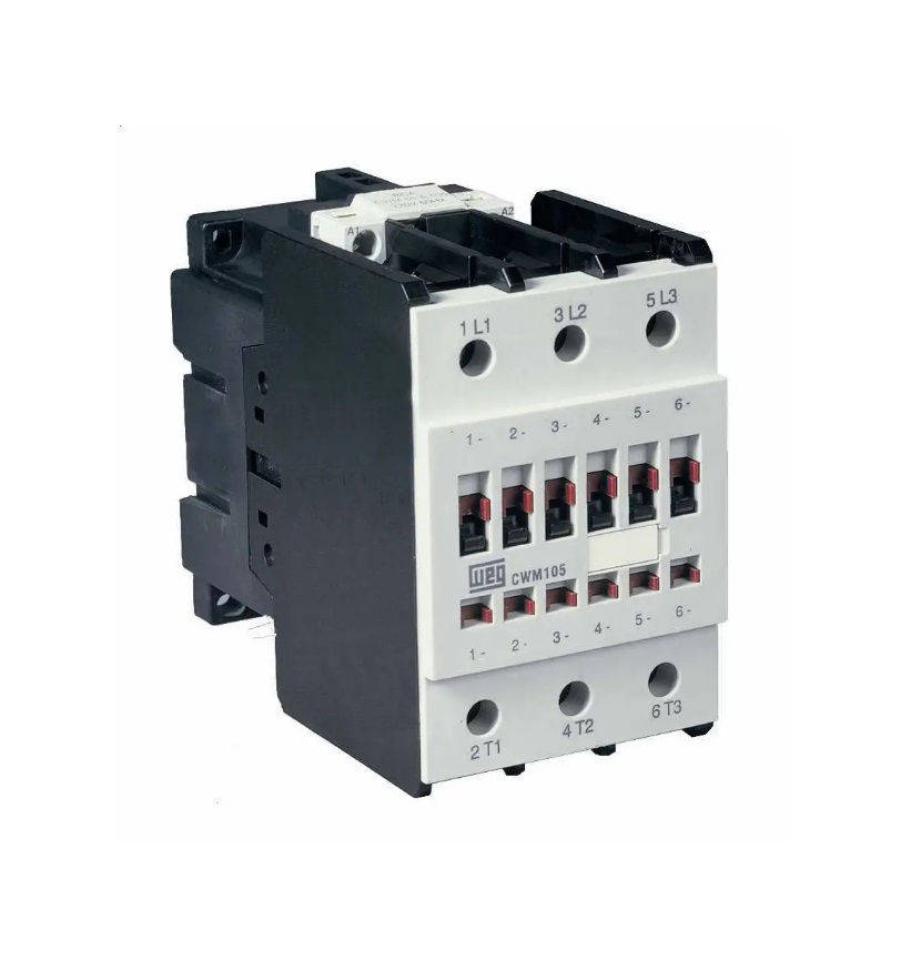 Contator Principal Tripolar 105A 1NA+1NF 110VCA 50/60 Hz CWM105 Conexão para Parafuso