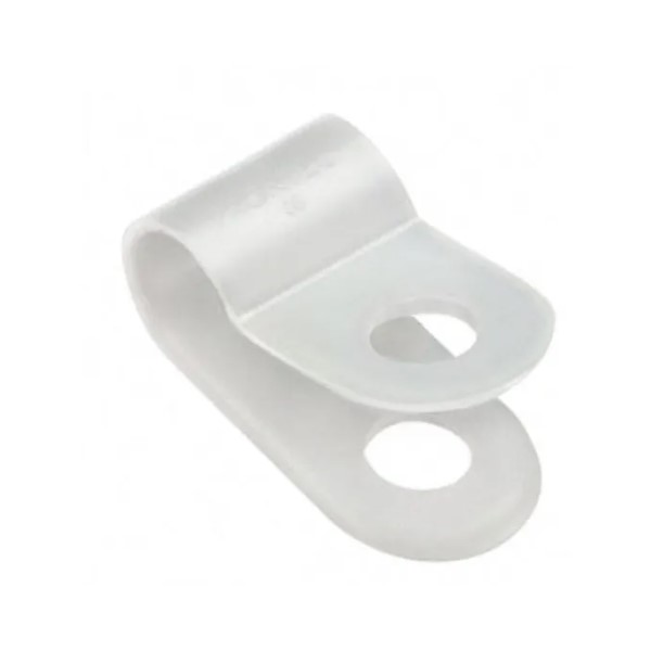 Fixador Nylon Para Cabos 14,50MM Natural Frontec