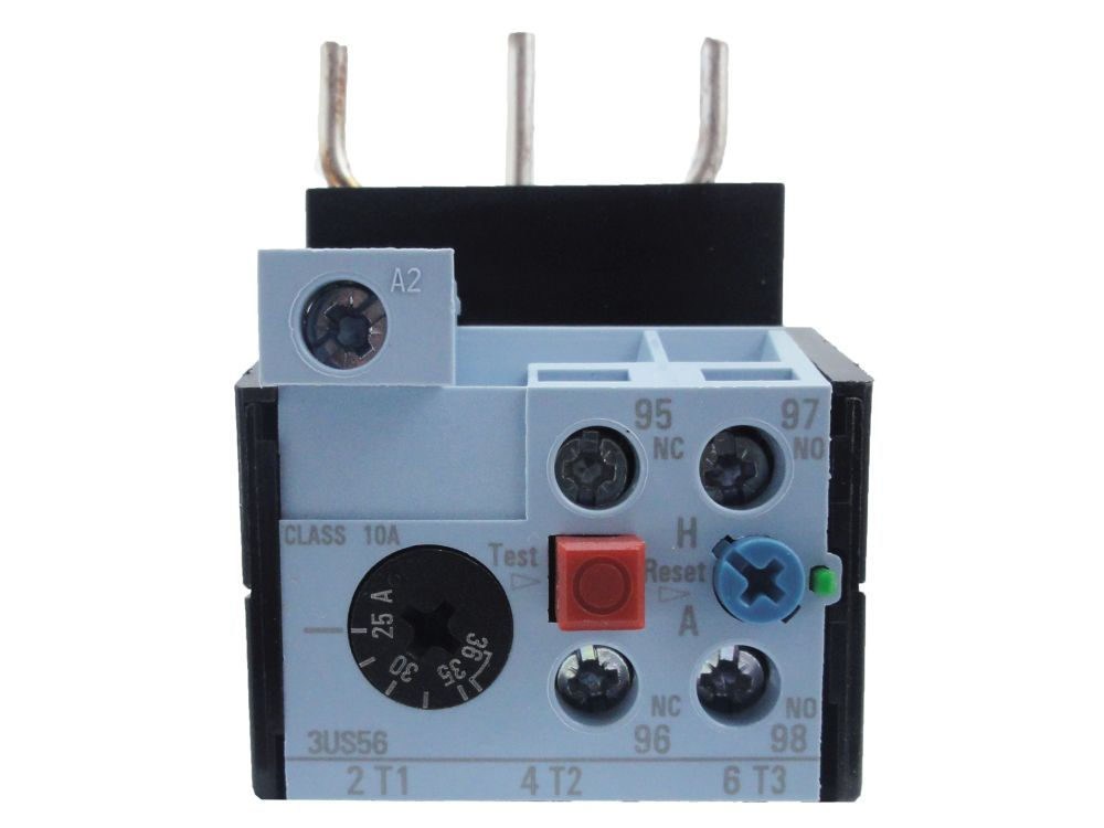 Relé Sobrecarga Relé Sobrecarga Tripolar 3US56 16,0-25,0A 1NA+1NF S2 para Contator 3TS35-3TS36 Smart Conexão para Parafuso