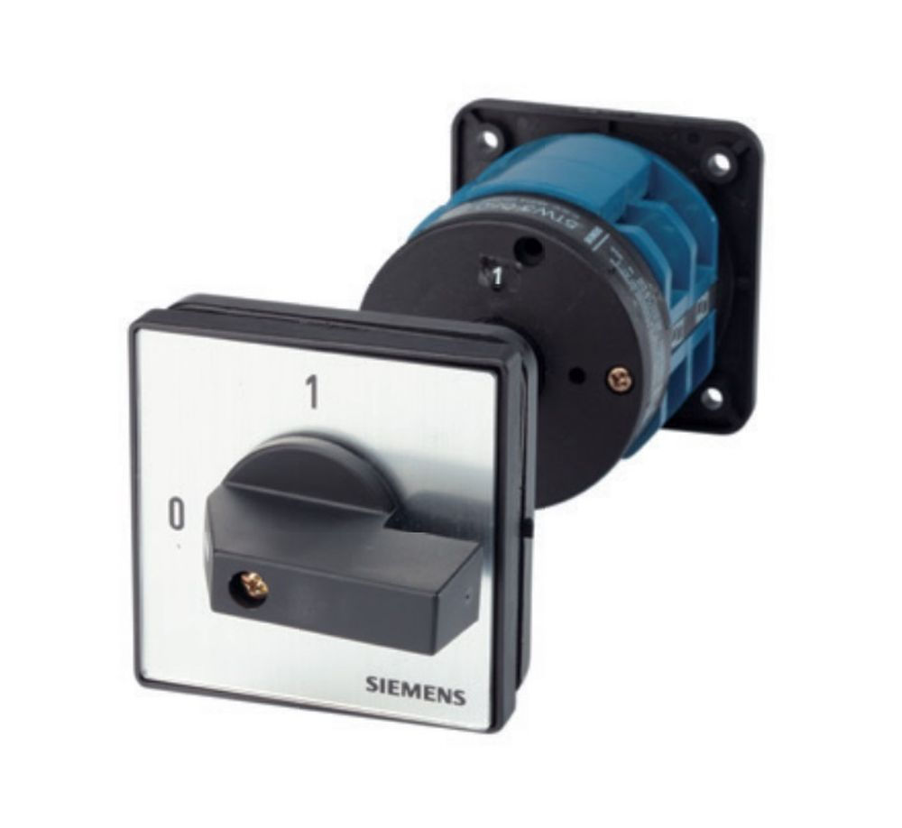 Chave Seccionadora Rotativa 5TW3 Tripolar 63A com Fixação Frontal com Manopla Preta SOB Carga