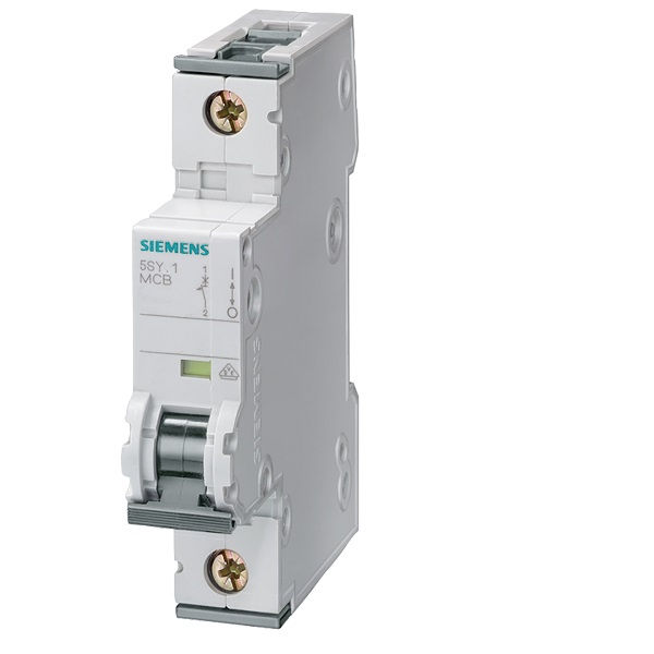 Disjuntor Termomagnético Fixo Unipolar 5SY4 C 6A 25 KA/10 KA 127/220VCA DIN