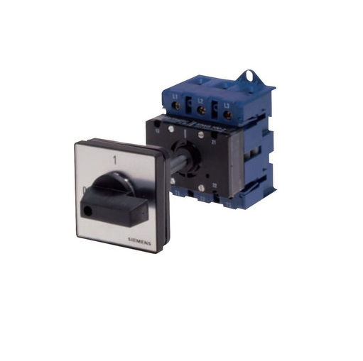 Chave Seccionadora Rotativa 5TW3 Tripolar 100A com Fixação para Base com Manopla Preta SOB Carga